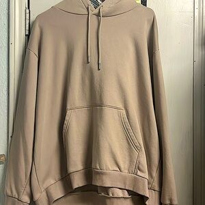 H&M “ cropped beige hoodie”